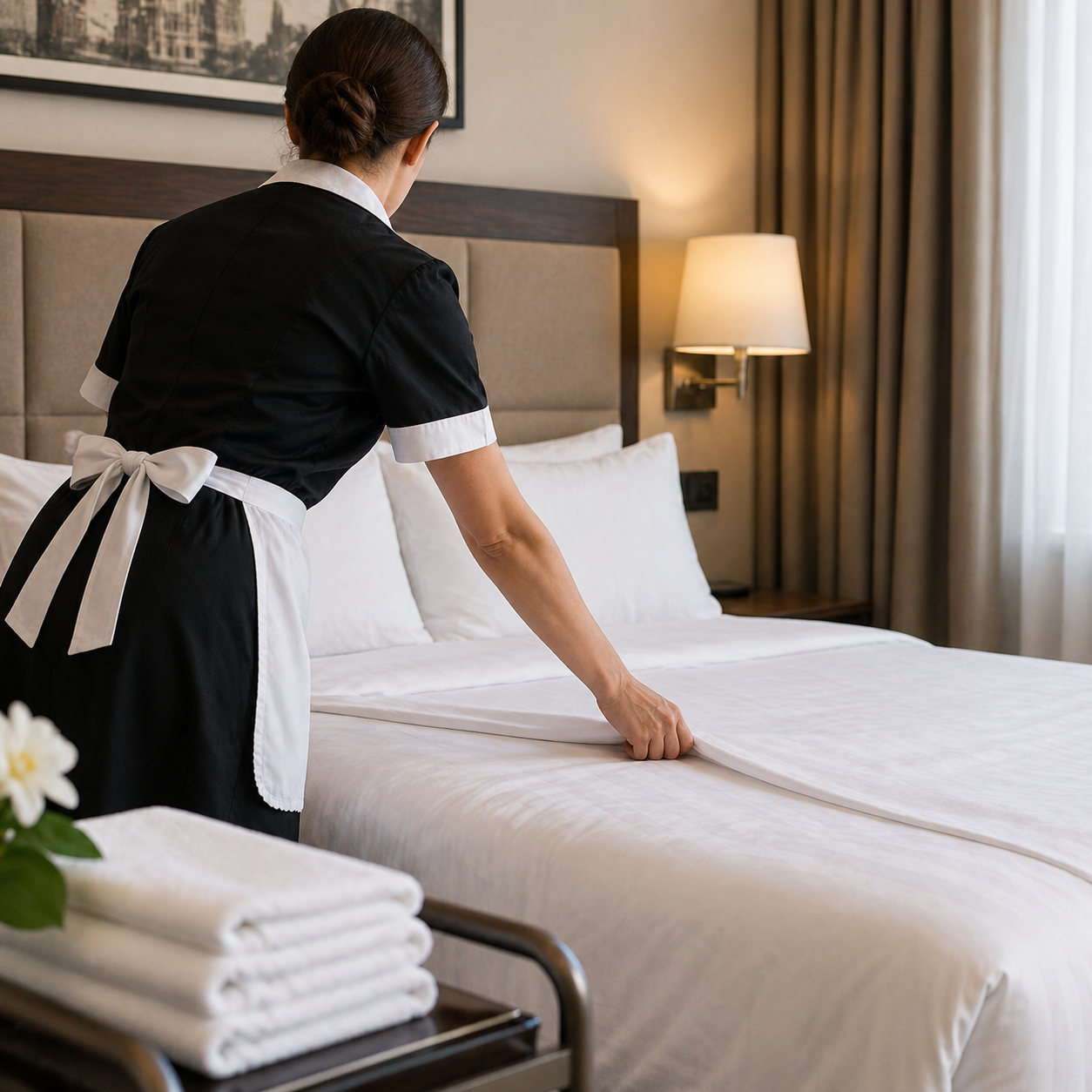 Quanti cambi di lenzuola servono per ogni camera in hotel