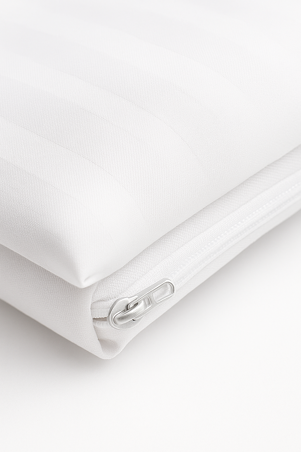 Coppia Copricuscino fasciato 100% cotone 50x80 cm