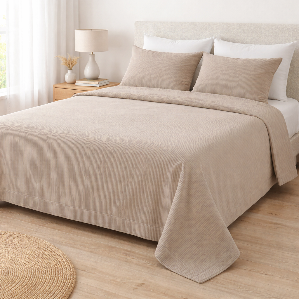 Copriletto  Parost  Mille Righe verde - No fire