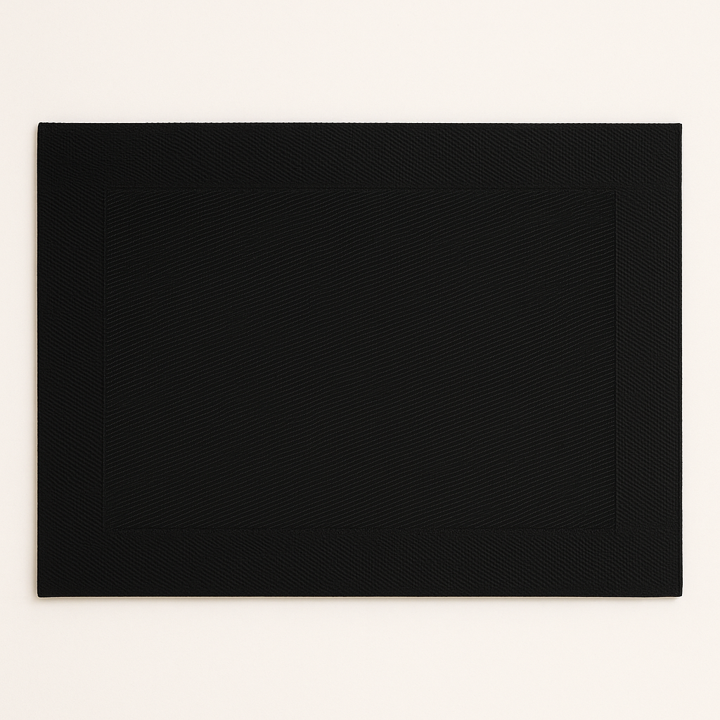 Tovaglietta Americana Total Black – 30×45 cm