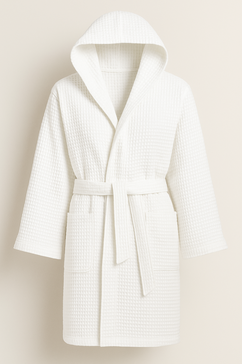 Accappatoio Ibiza  Bianco con Cappuccio