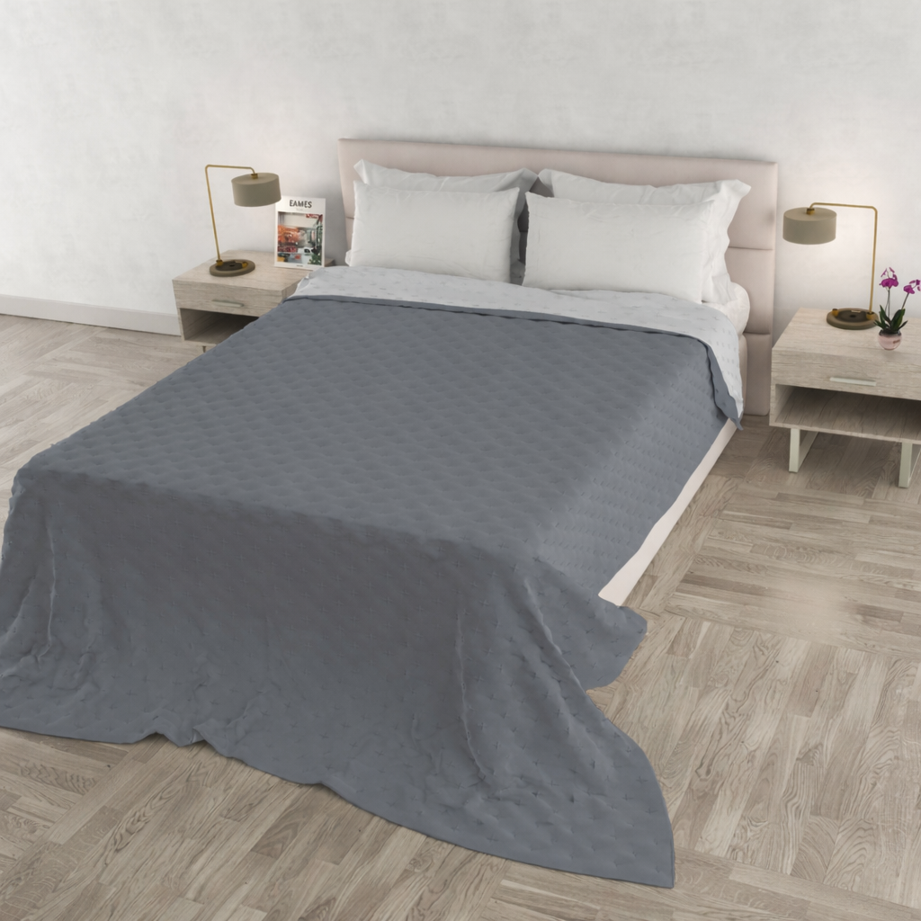 TRAPUNTINO WATER WASHED DARK GREY/LIGHT GREY