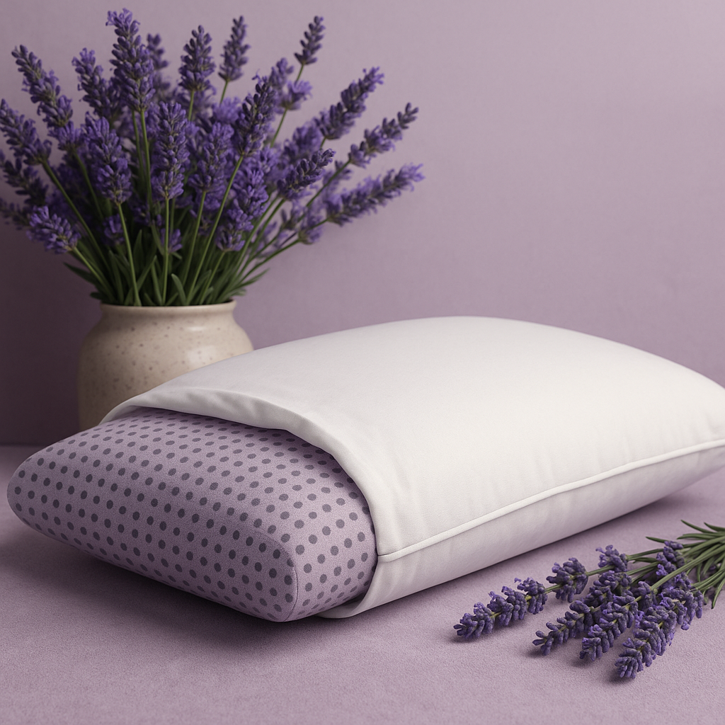 Guanciale Memory Sensation Lavanda – Traspirante & Aromaterapico