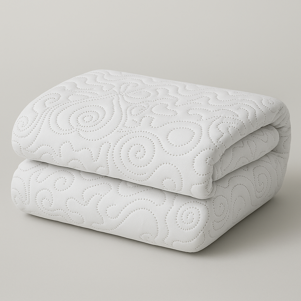 Copriletto Trapuntato “Tiffany” – Grigio