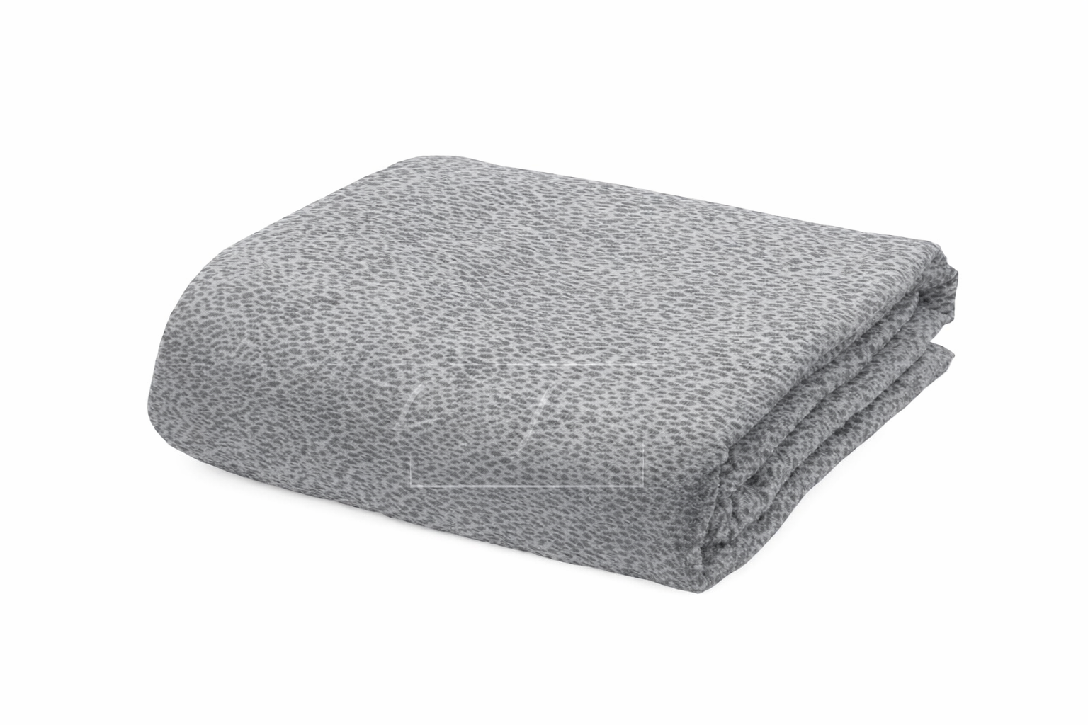 COPRILETTO JACQUARD IGNIFUGO - Animal Grigio