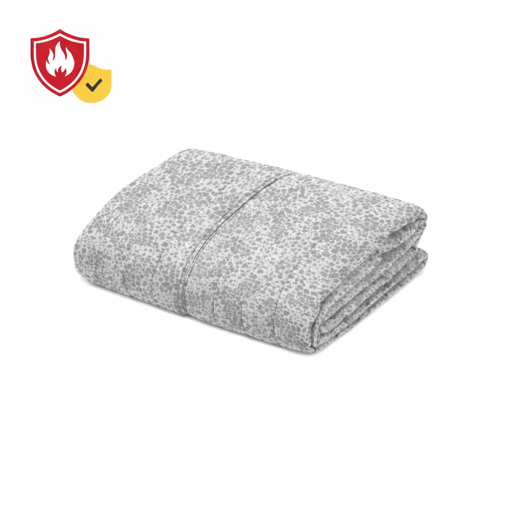 TRAPUNTINO ESTIVO IGNIFUGO STAMPATO 100 GRAMMI