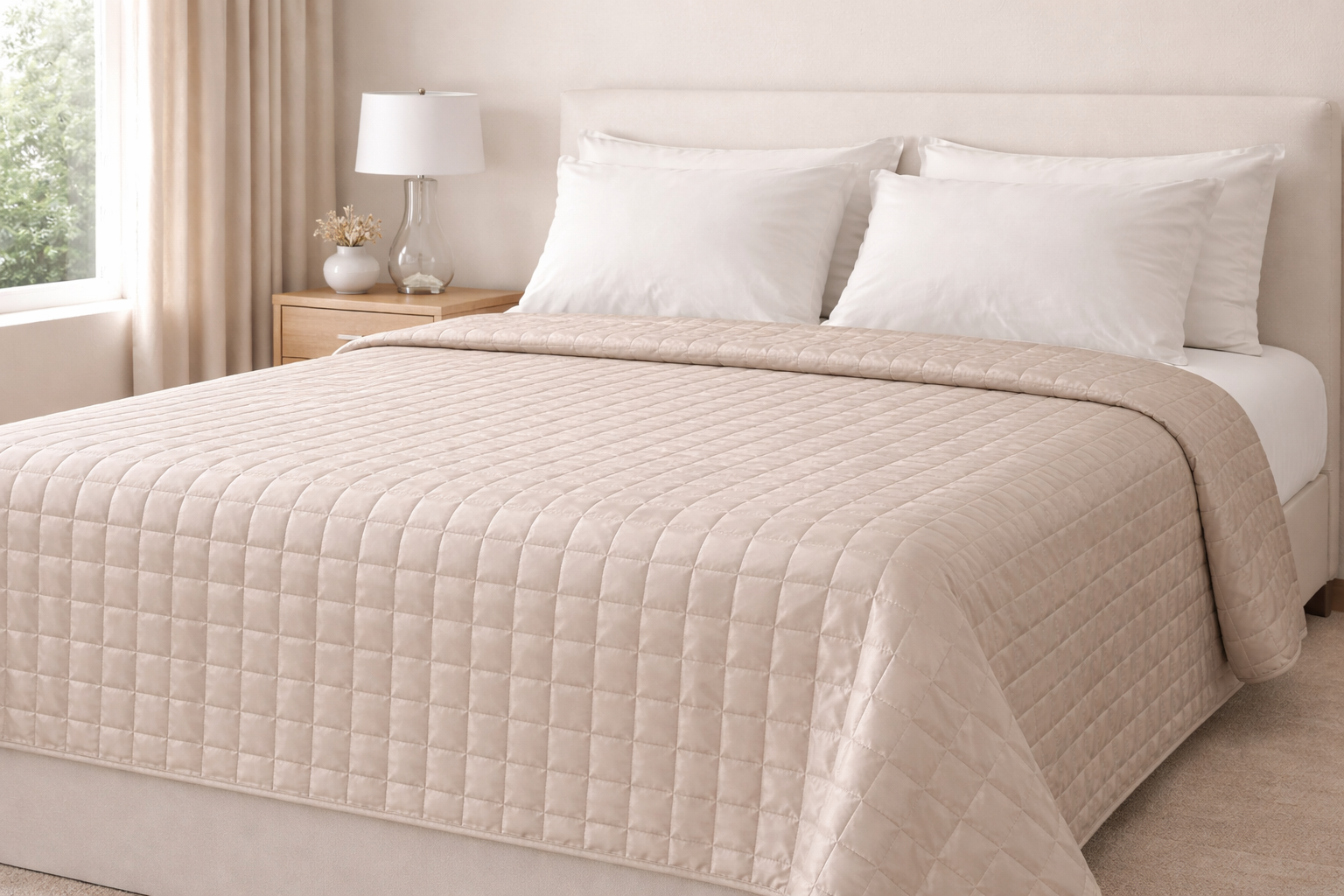 Copriletto Trapuntino Satin DELUXE – Effetto Raso