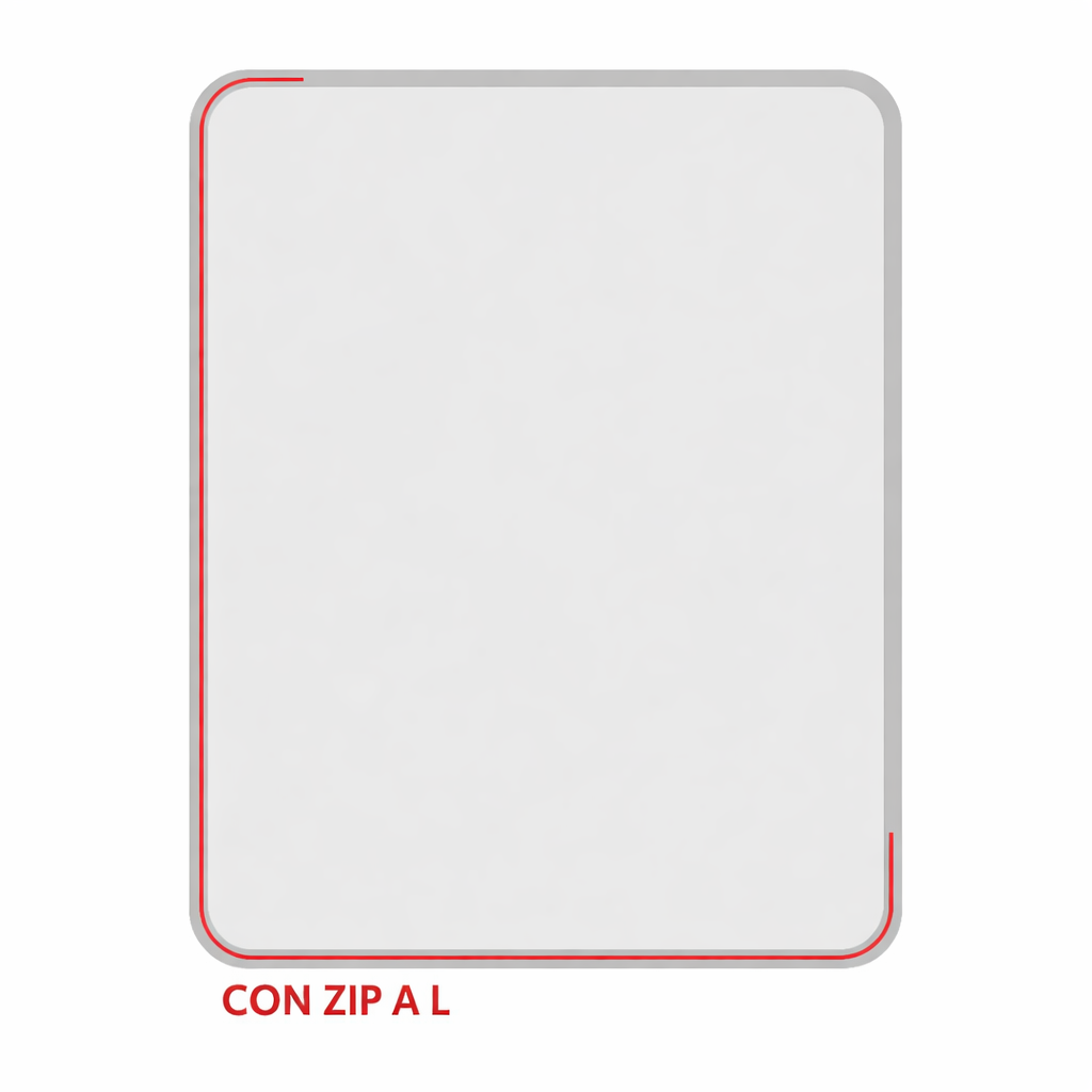 Coprimaterasso Sogno Fasciato con Zip a L con angoli Maxi