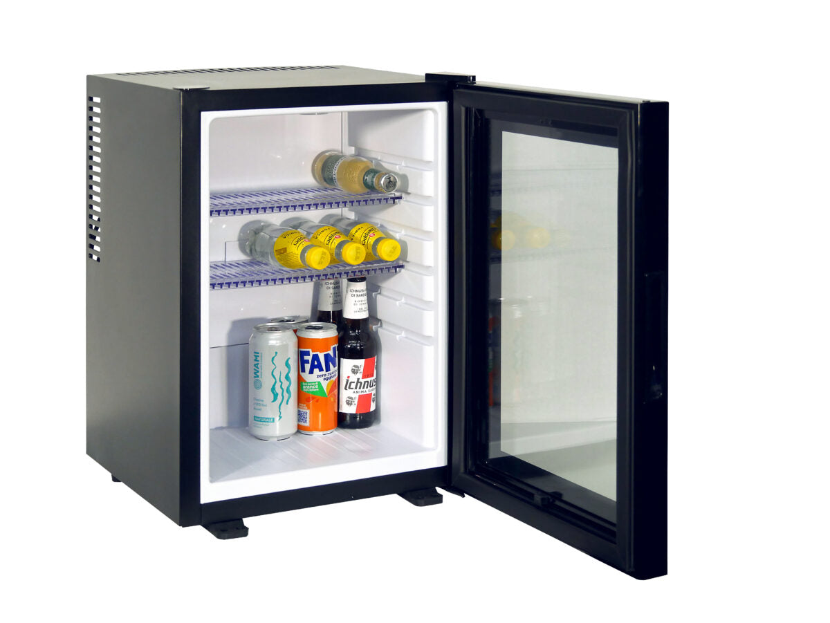 Minibar Hotel 40 Litri Porta Vetro Silenzioso Peltier