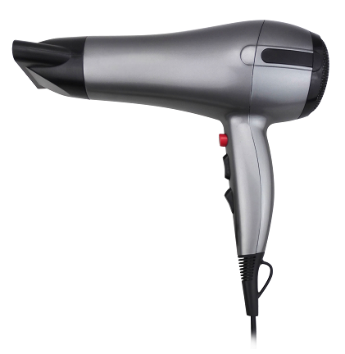 Asciugacapelli da cassetto grigio con tripla velocità