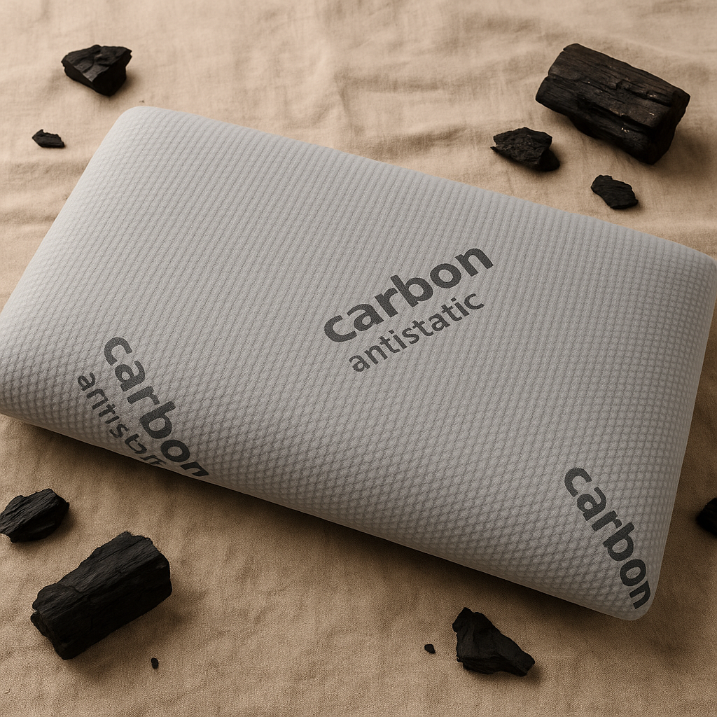 Guanciale Memory Carbon – Antistatico & Traspirante