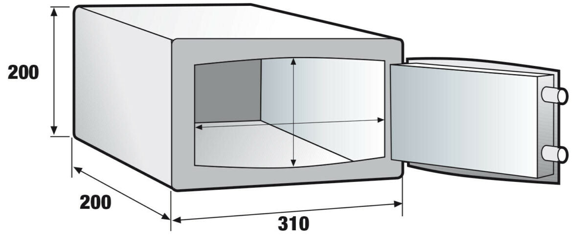 Koichi Zenigata Cassaforte da camera da 7,5 litri
