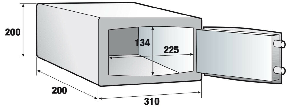 Lambert cassaforte con serratura meccanica